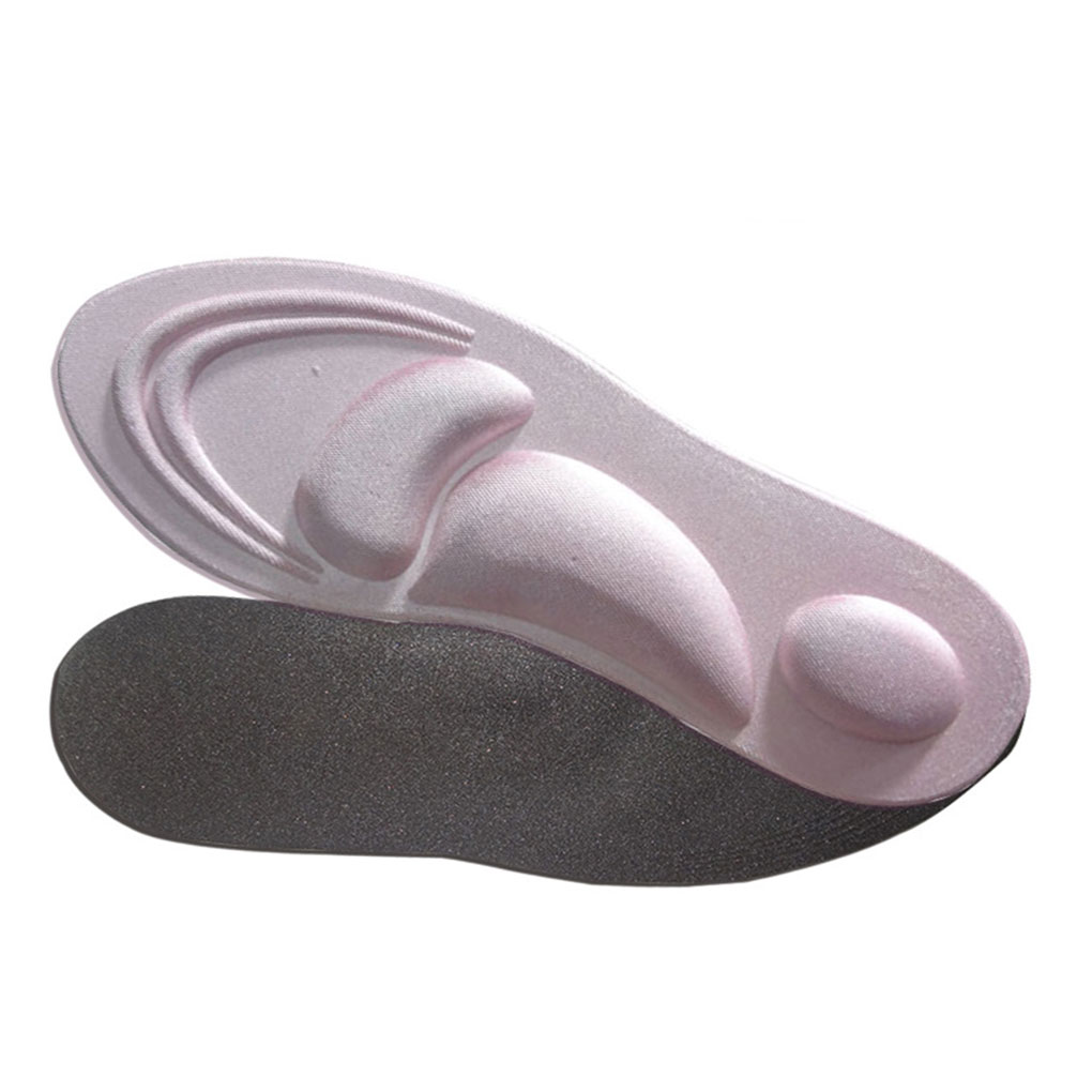 4D Orthesen Einlegesohlen Flache Füße Arch Support Memory Foam Einlegesohle Schuh Pad Sport Atmungsaktive Füße Kümmern Komfort Accessoire Chaussure: Pink women