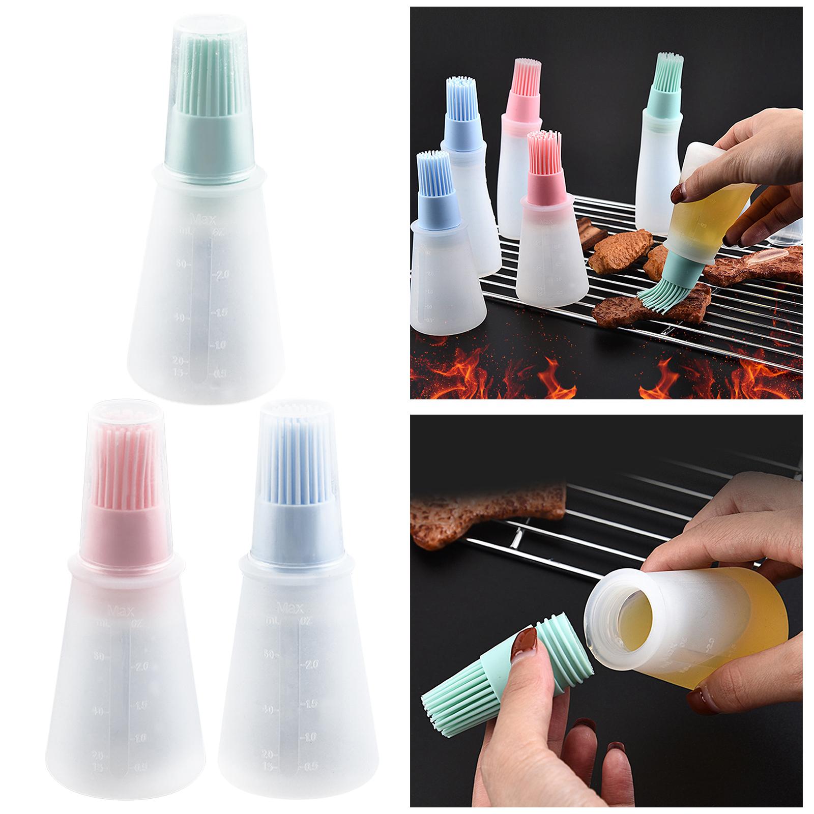 Brochas de silicona de grado alimenticio para barbacoa/pastelería, pinceles para prensar aceite para Cocina
