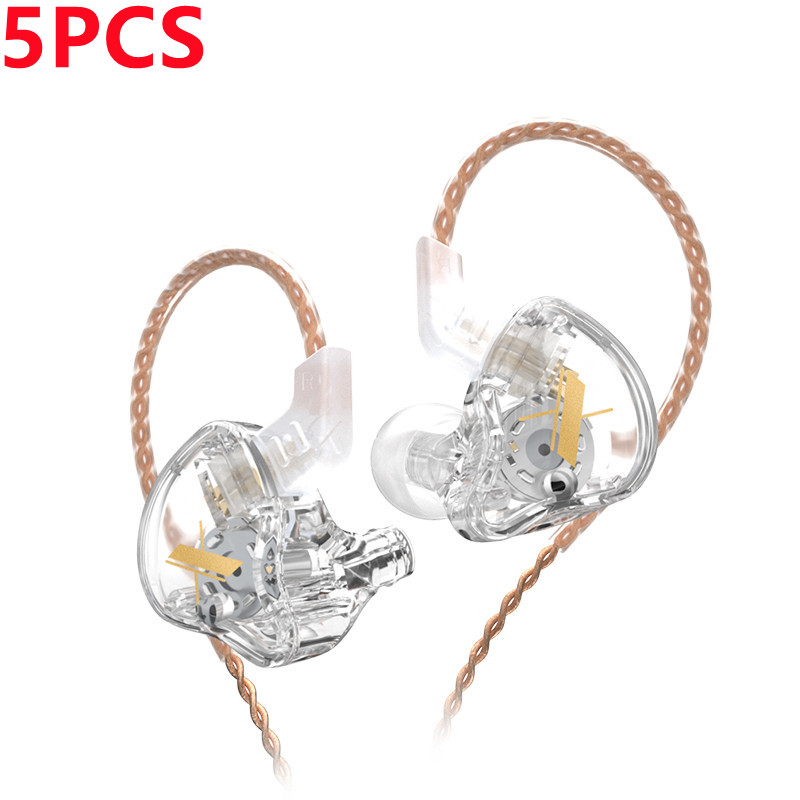 KZ EDX słuchawki przewodowe z mikrofonem dynamiczne słuchawki douszne HIFI gitara basowa muzyka słuchawki douszne słuchawki z redukcją szumów sportowy zestaw słuchawkowy: Błękitny