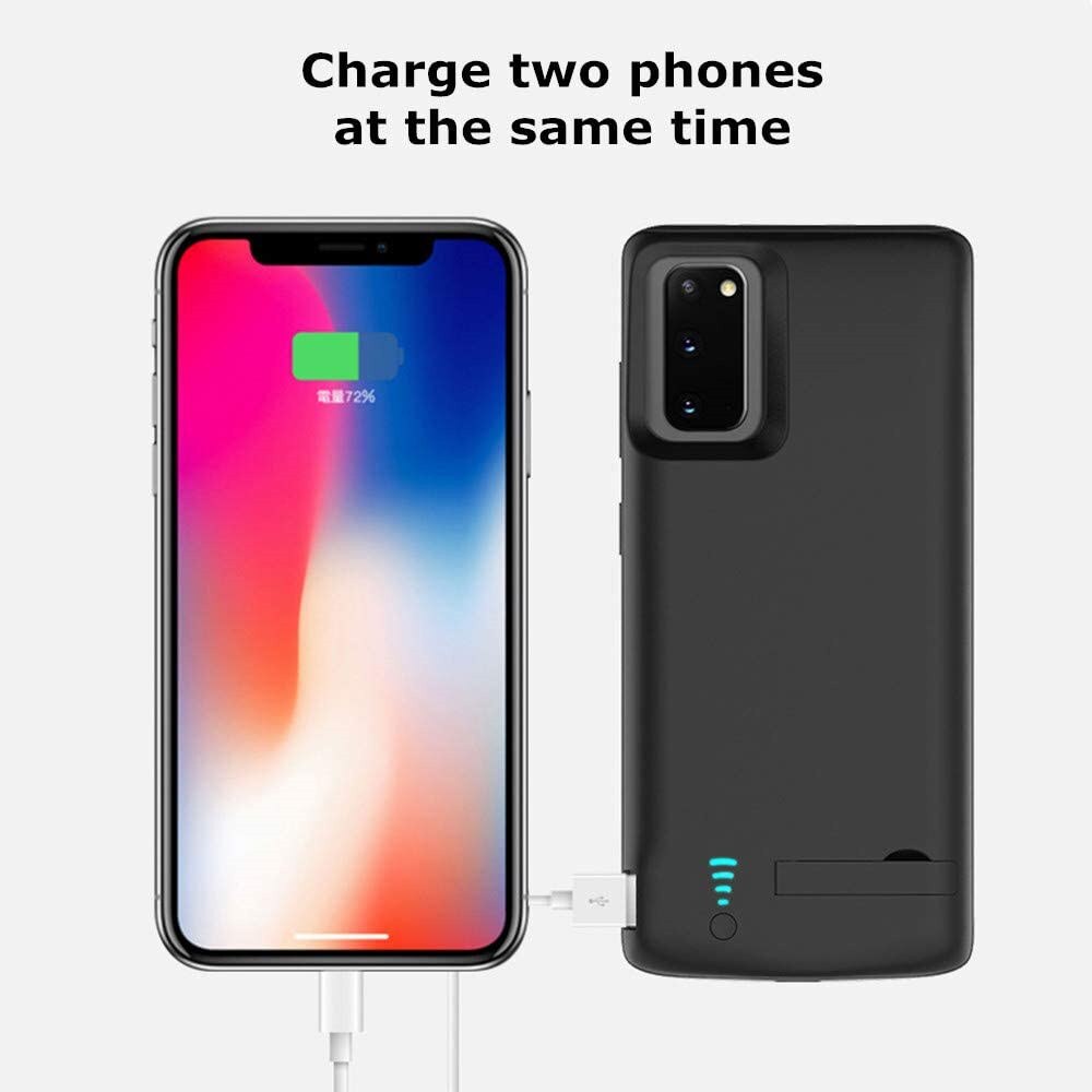 Battery Charger Case For Samsung Galaxy S20 S10 S21 portable Extended charging case For Galaxy S8 S9 Pus USB Power bank Case