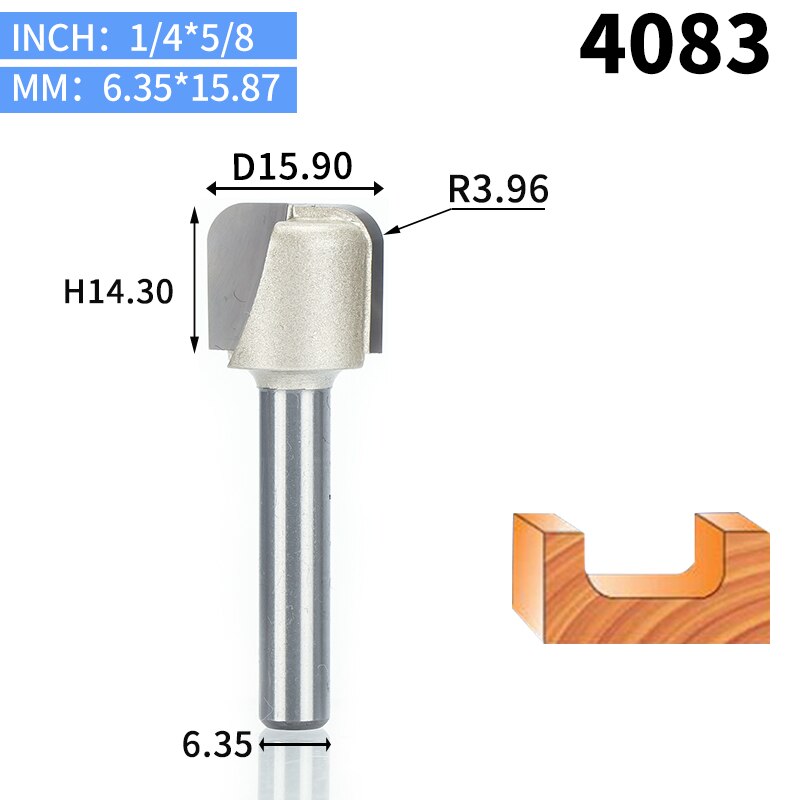 Huhao 1 stuks 1/2" schachtkom & lade sjabloon freesbit wolfraamcarbide frees voor houtbewerking snijgereedschap houtfrees