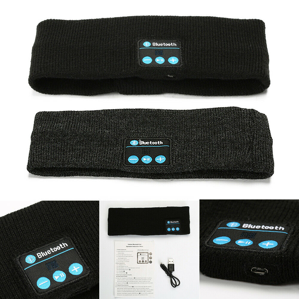 Trådløst bluetooth headset hodebånd usb stereo musikk øretelefon hodetelefon hårbånd sport løping Fitness trening treningsstudio utendørs