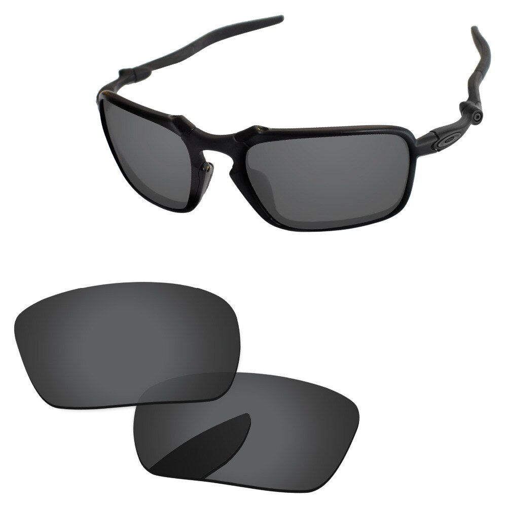 Polycarbonaat-Black Vervanging Lenzen Voor Badman Zonnebril Frame 100% UVA en UVB Bescherming