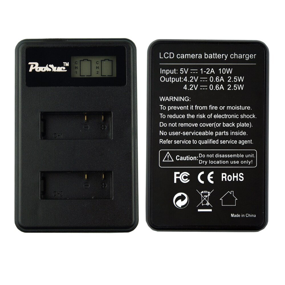 4x Sj 4000 Battery + LCD Dual Charger for SJCAM 4000 wifi sj 7000 SJ4000 SJ5000 Sj6000 Sj7000 Sj8000 Sj9000 M10 EKEN 4k wi fi