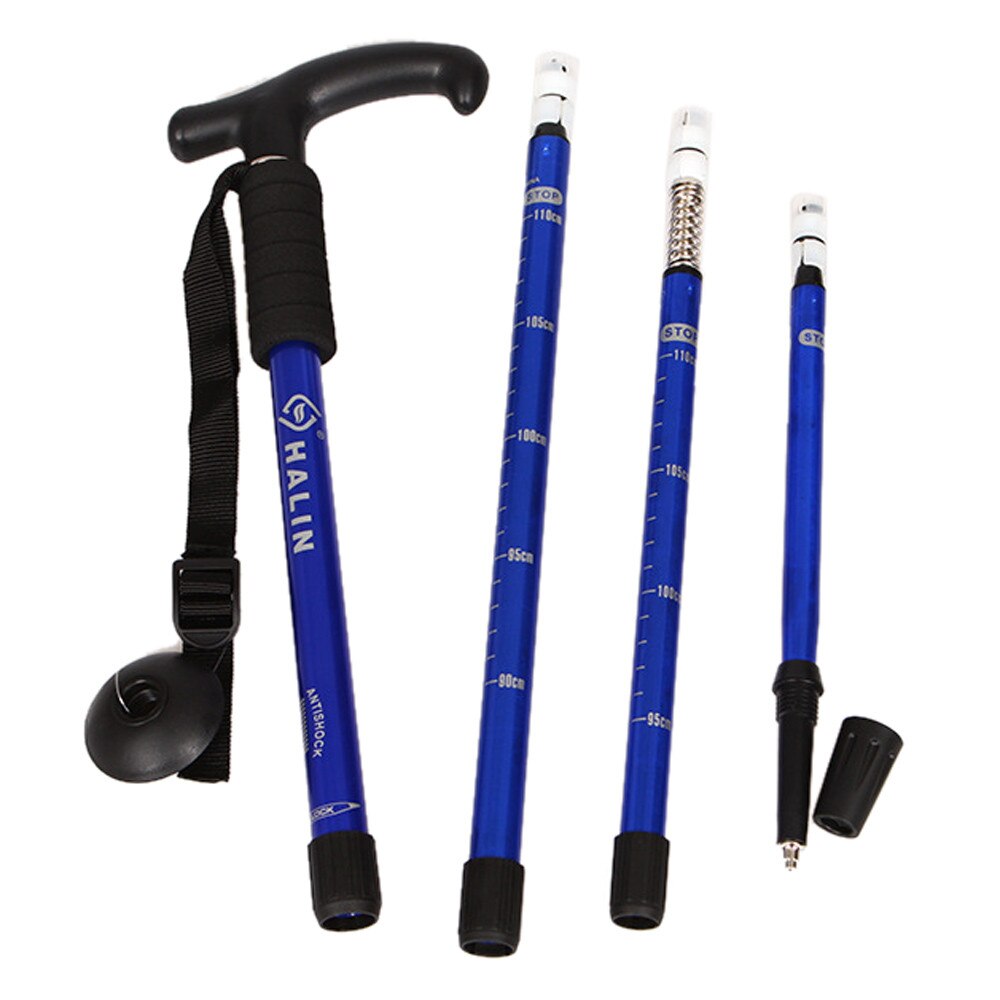 Nordic Walking Sticks Telescopic Trekking Climbing Anti Shock Hiking Walking Trekking Trail Poles Stick Adjustable Canes Elderly