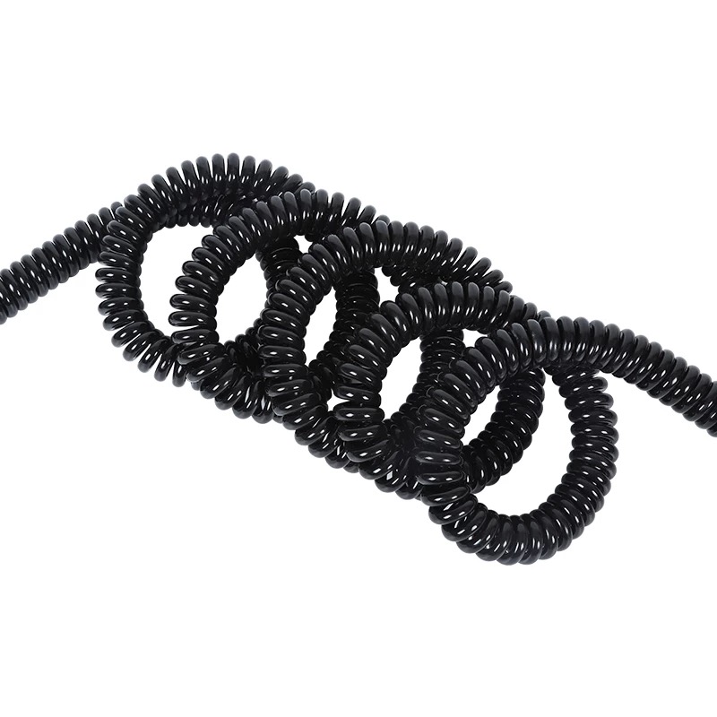 1pcs Diy cable spring curl line usb 4pin line usb 2pin 4 core wire micro mini usb extension data cable 2m 200cm