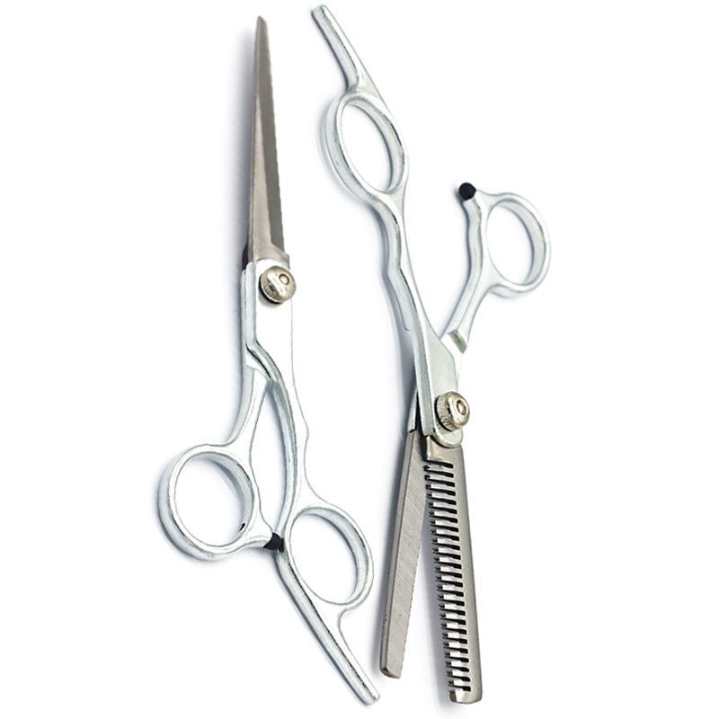 Pet Dog Grooming Scissors Teddy Dog Shearing Sciss... – Grandado - Donut Shaped Scissors For Dog Facial Grooming