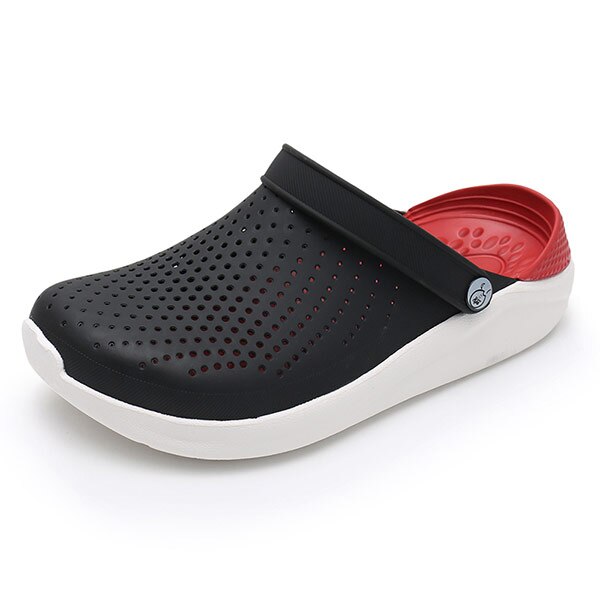 Xiaomi Youpin MELAMPUS sandalias para hombre, zapatillas, zapatos de playa Baotou antideslizantes Sandalias de tacón plano para parejas: black44