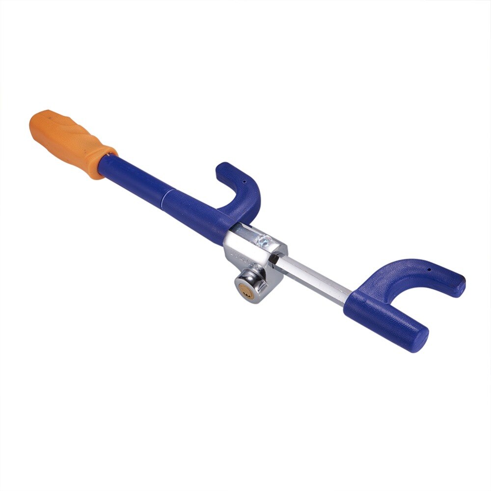 Anti-Theft Steering Wheel Lock Extendable Dourable Hook Car Locks With Safety Hammer