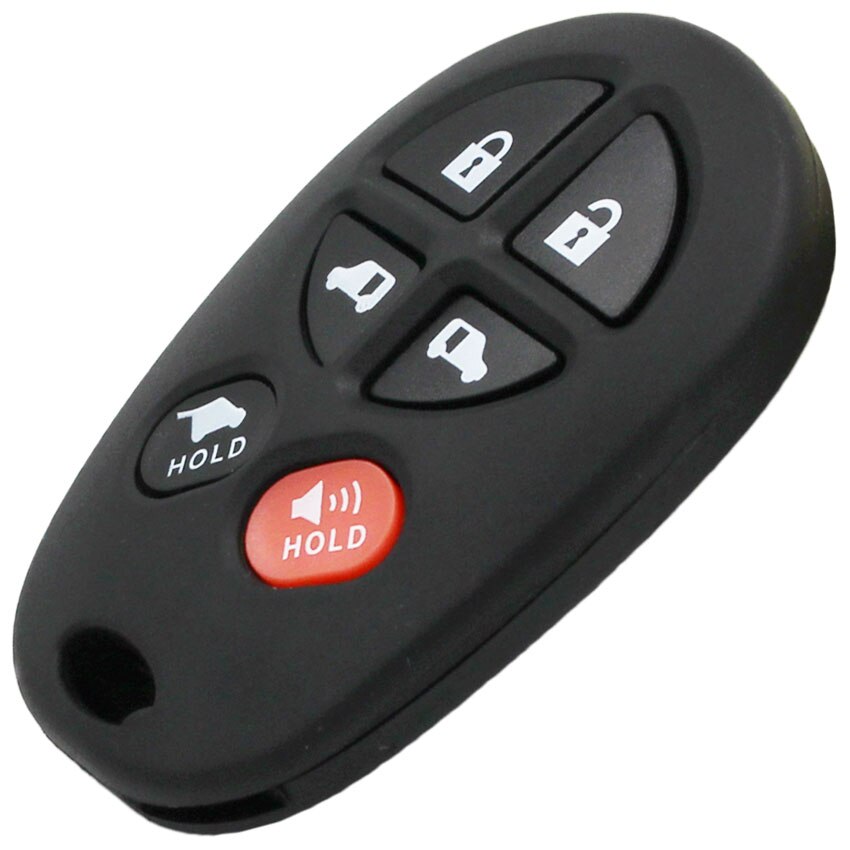 5+1 Buttons 6 button Remote Control Key Fob Shell case fob for TOYOTA Sienna