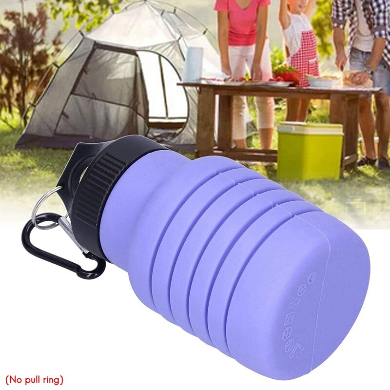 18.5 Oz Sports Water Bottle Foldable Water Bottle Reusable Water Bottle Use On Travel Bikes Outdoor Sports