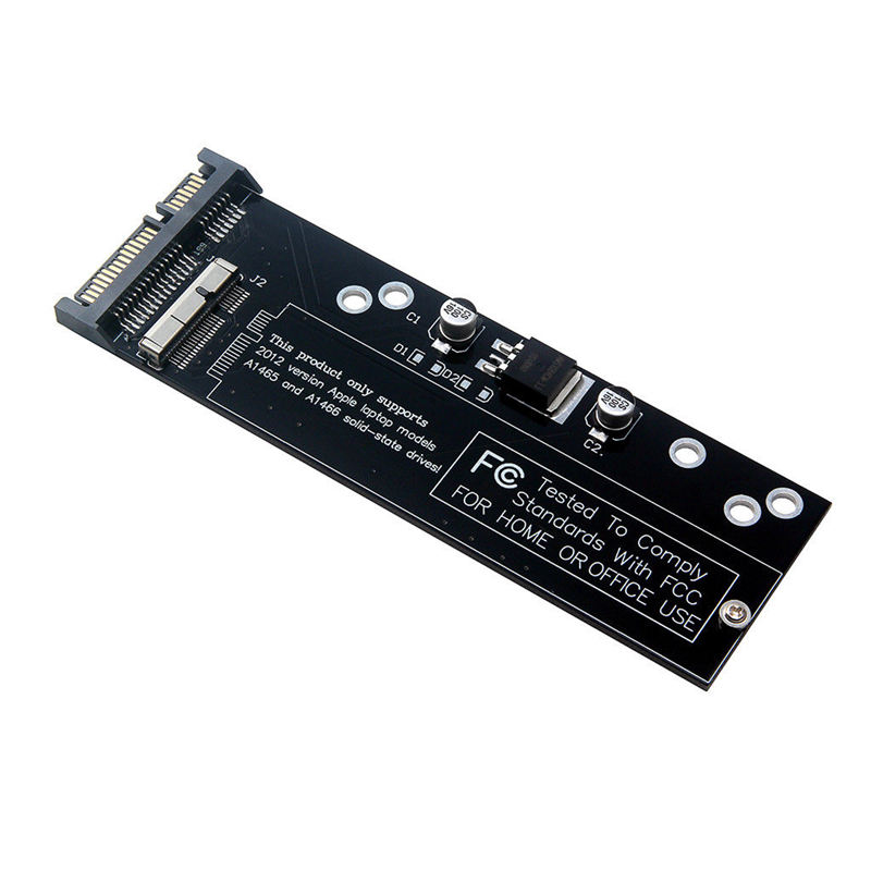 For Macbook Air A1466 A1465 A1398 A1425 Ssd To Sata Adapter Card Slot