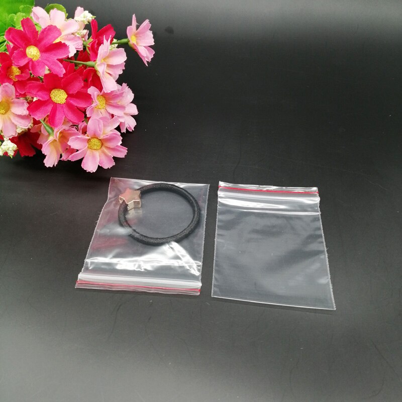 100pcs Plastic Ziplock Bags Reclosable Fresh Keep Clear Zip Lock Plastic Bags Reclosable Zip Lock Poly Small Jewelry Bag Storage