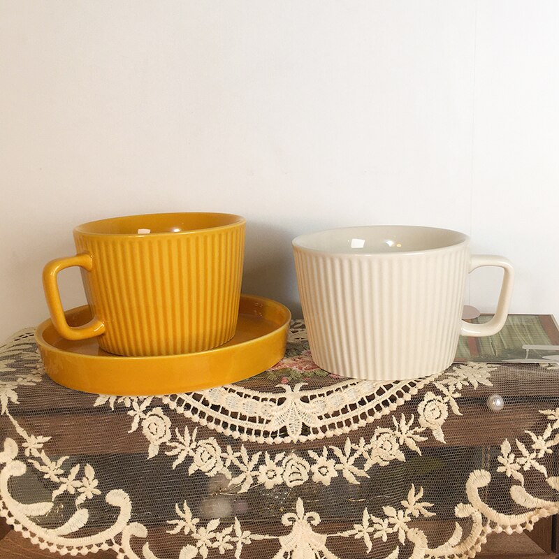 Tasses à expresso en céramique originales, Service à café pour petit déjeuner, Service à thé de l&#39;après-midi