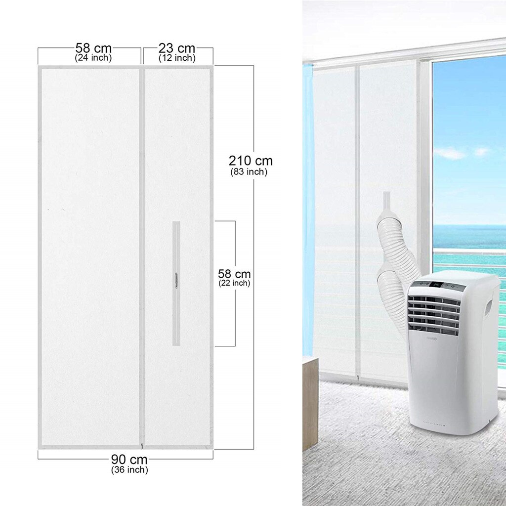 Kannettava ilmastointilaite ja kuivausrummun oven tiiviste toimivat kaikissa mobiililaitteissa 90 x 210cm d