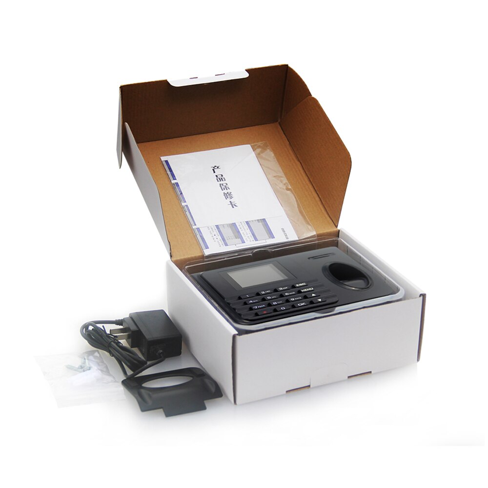 r LCD U Disk Excel Output Standalone Fingerprint Time Clock Biometric Attendance Machine Optional TCP/IP