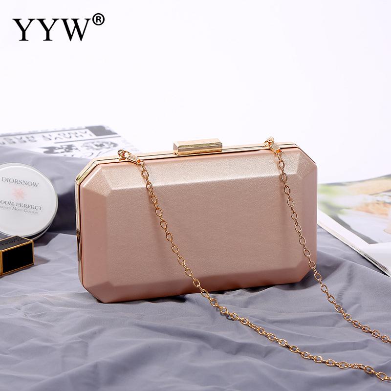 Vrouwen Handtas Avondtassen Voor Party Vrouwen Keten Schoudertas Dames Mode Gold Clutch Box Zak Vrouwen Messenger Purse