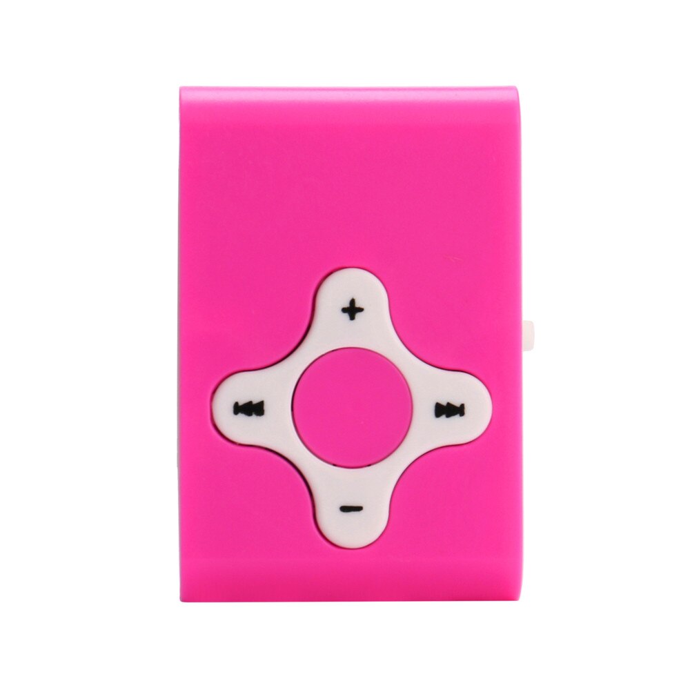 Mini Clip USB MP3 Player Support Micro SD TF Card Music Media: D