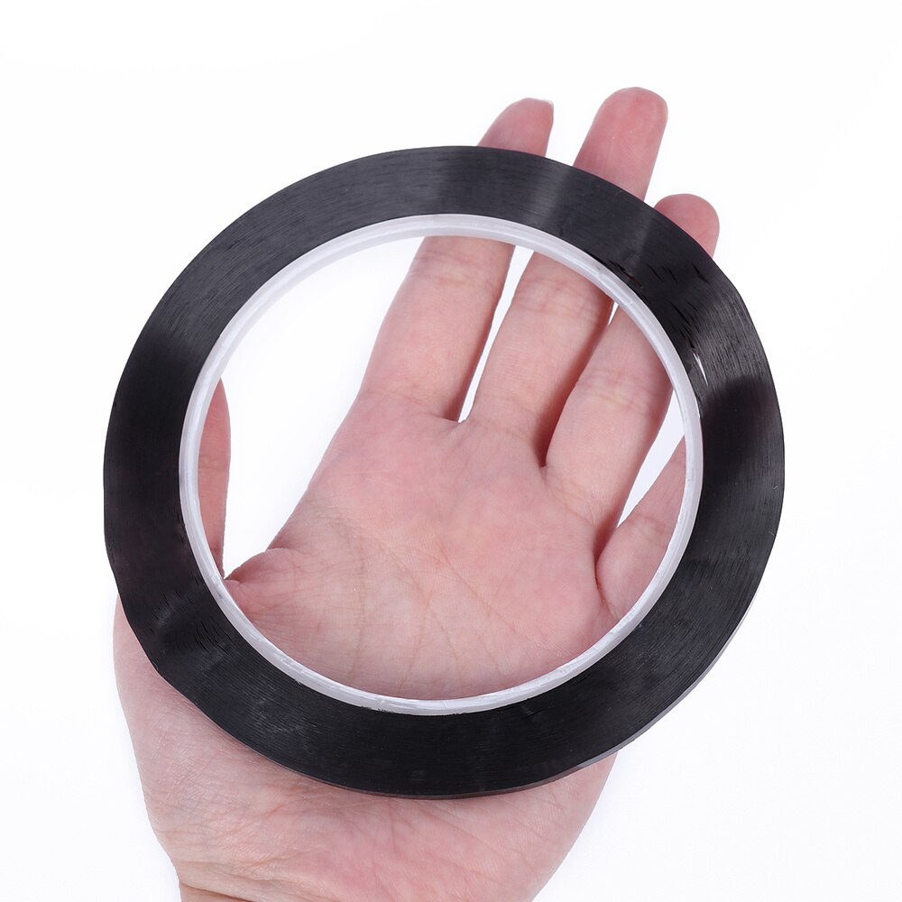 6 Pieces 3mm Width Whiteboard Gridding Tape Grid Marking Tapes Self Adhesive Chart Tapes Artist Tape (Black)