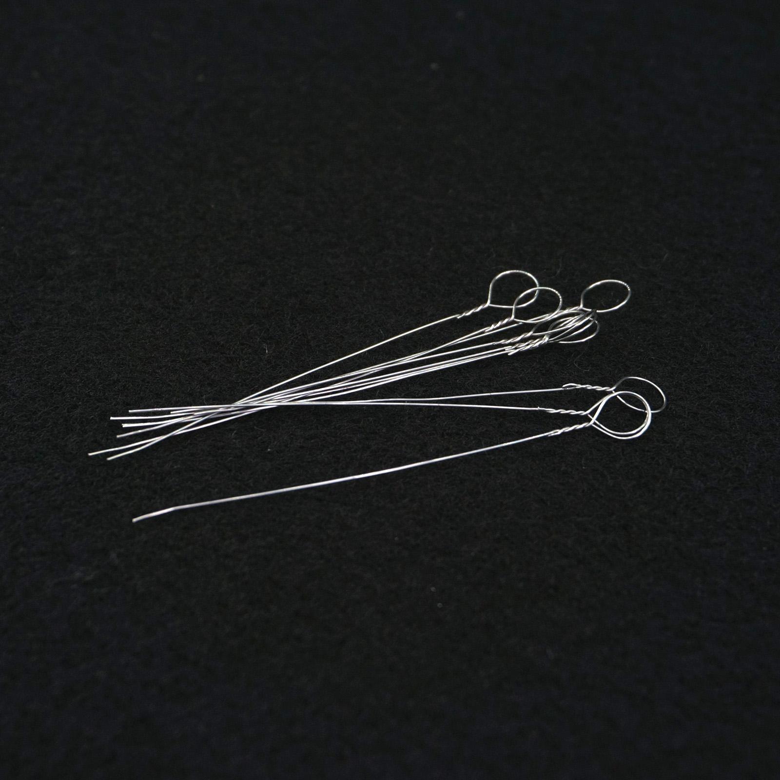 10PCS 4mm Diam Inoculation Loop Nichrome Wire Lab Bacteria Culture Microbiology