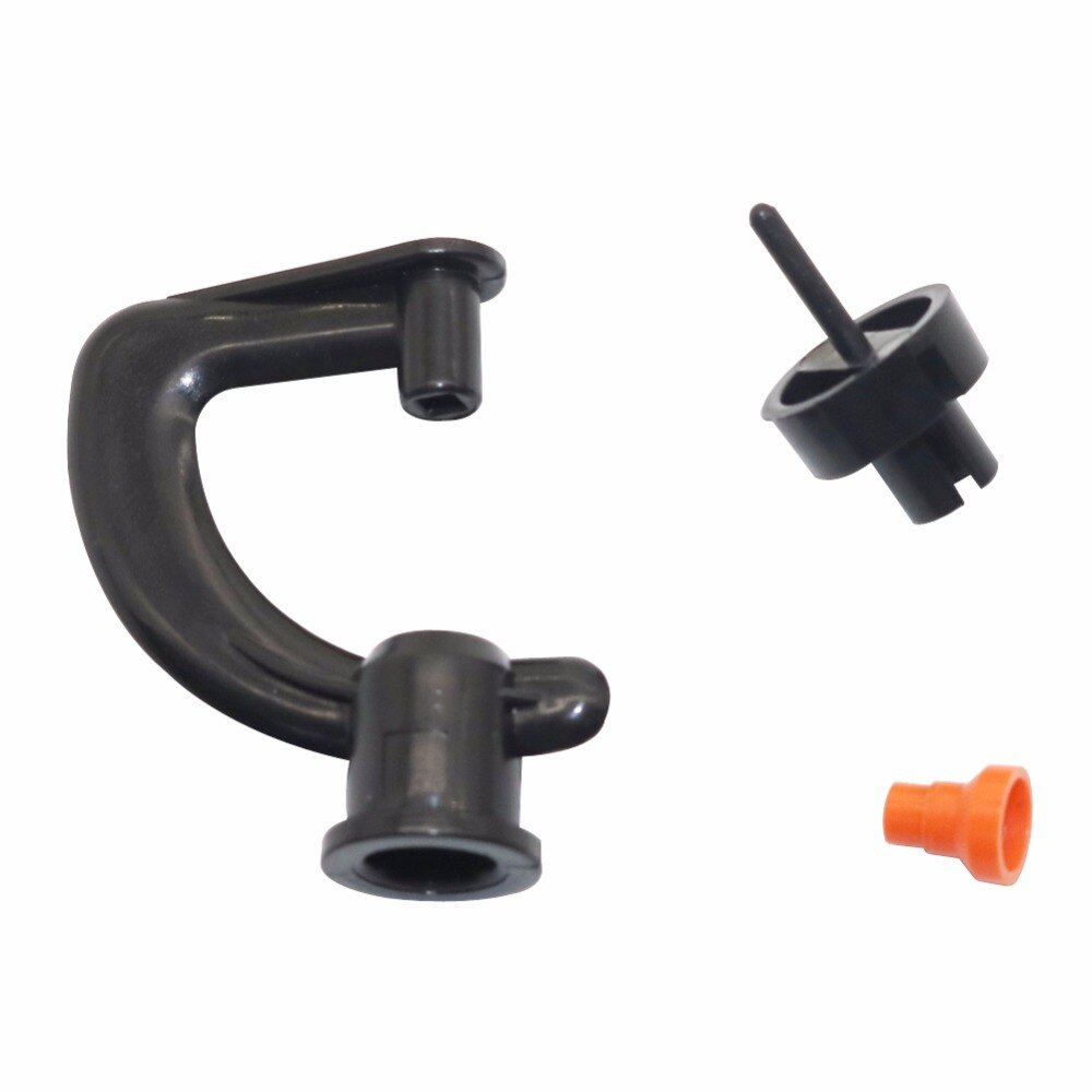 Microaspersor para invernadero con conector de púas, aspersor de distancia media para Agricultura, Riego de césped, 5 piezas