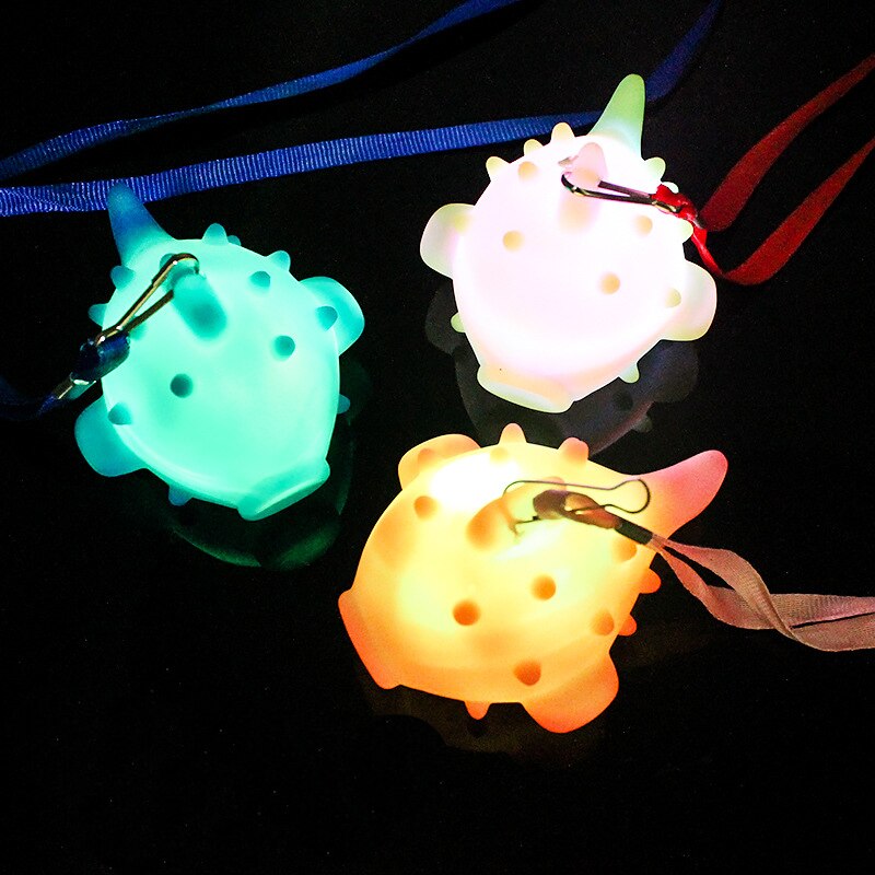 Blinkende Tiere Spielzeug 5-10cm Dolphins Sterne Kaninchen Kinder Led Beleuchtung up Strand Spielen Spielzeug Für Kinder Weihnachten geburtstag Spielzeug