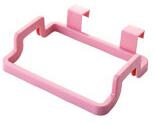 Kitchen Organizer Shelf Wall-Mounted Kitchen Door Rear Wall Cabinet Garbage Bag Support Frame Kitchen Garbage Bag Storage Rack: Pink