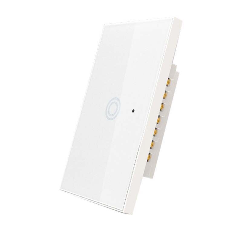 Smart wifi vägglampa strömbrytare 1 gäng tryck på strömbrytare fjärrkontroll smart life tuya app arbeta med alexa google home us plug