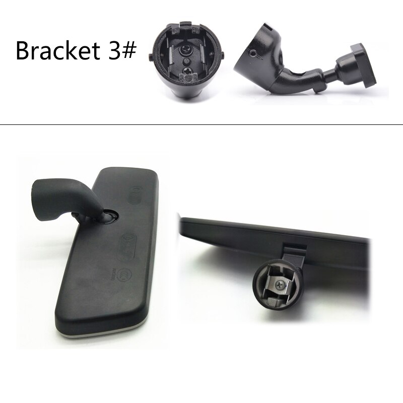 4.3 Inch TFT LCD Screen Car Rear View Mirror Monitor with Special Original Bracket 2 Video Input for Parking Assitance System: Bracket 3