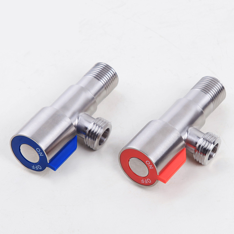 BECOLA 304 ze stali nierdzewnej zawór kątowy kuchnia akcesoria łazienkowe szczotkowanego niklu zawory w torze sprzężenia zwrotnego spalin WH-331