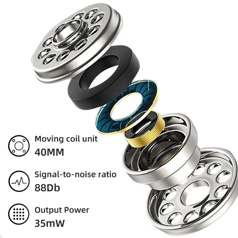 Koptelefoon Draadloze Bluetooth-oortelefoon voor kinderen Stereo Opvouwbare helmen Gaming-headsets Over-ear-koptelefoon voor Android ios Muziek