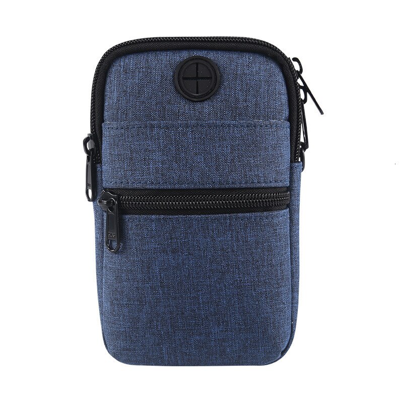 Kleine Tasche Für Mann Umhängetasche Männer Leinwand Mini Schulter Tasche Männlichen Kleine Reisetasche Handtasche Herren Umhängetaschen für Männer: Blau