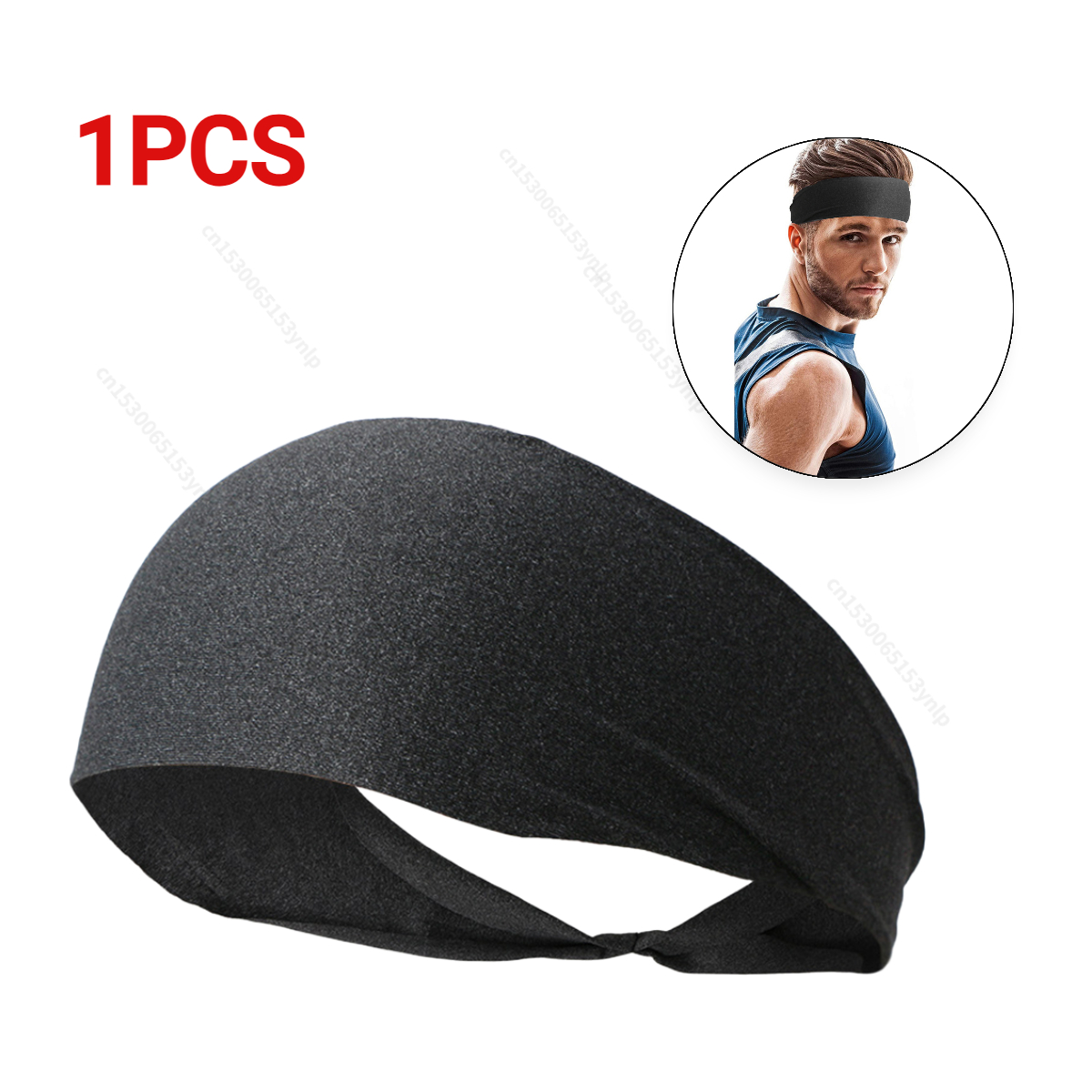 Ultra dünnes Sport chweißBand für draussen-Sport Laufen Yoga Stirnband atmungsaktiv Super saugfähig Schweiß Stirnband weiches Haar Kopfband: Blau