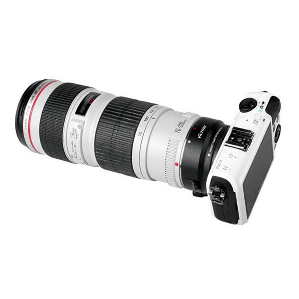 Viltrox EF-EOSM adaptador de lente foco automático eletrônico para canon eos ef EF-S lente para eos m EF-M m2 m3 m5 m6 m10 m50 m100 câmera