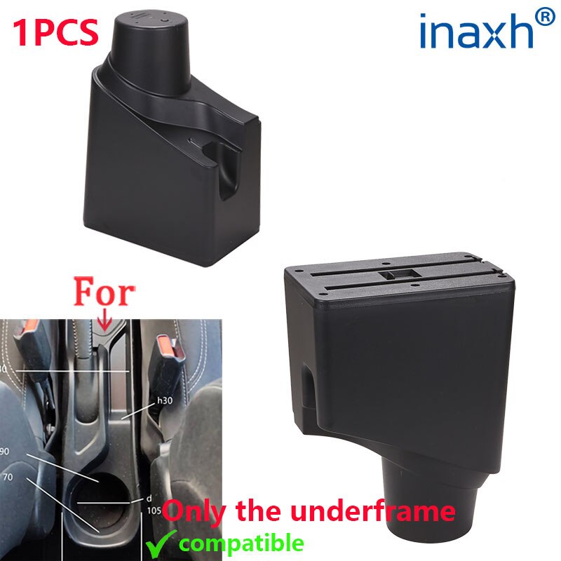 For Toyota Yaris Armrest For Toyota Yaris hybrid Car Armrest box Retrofit parts Interior Storage box USB LED: underframe 1PCS