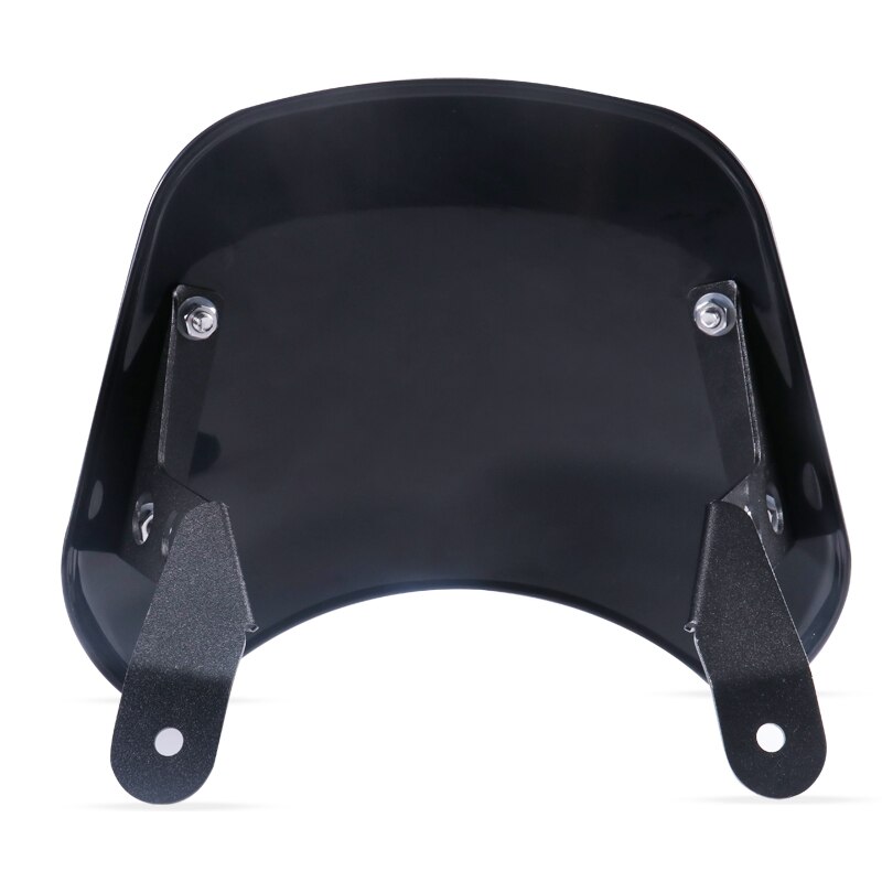 Motorcycle Black/Smoke/Clear Front Headlight Windshield Fairing Windscreen Deflector For Benelli Leoncino 250: Black