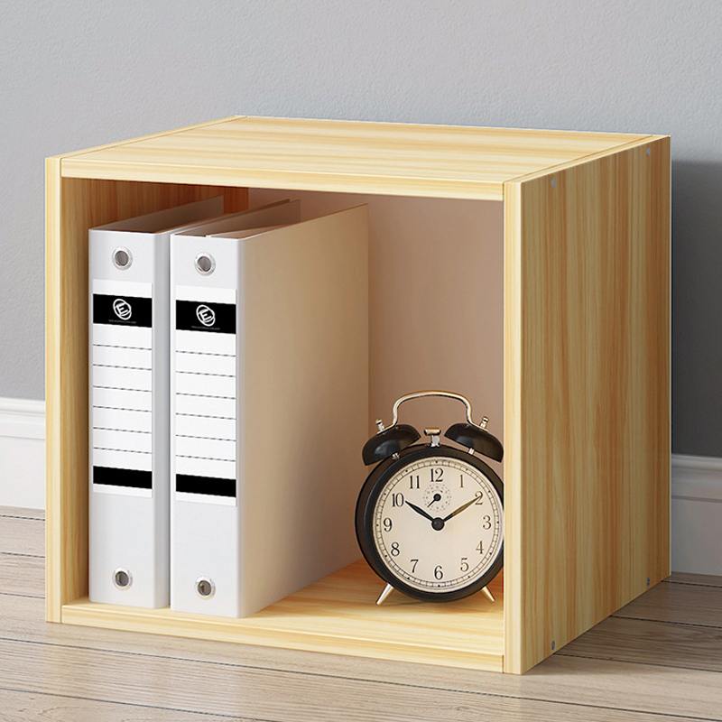 1/2Layer 30x25x30cm Wooden Cube Organizer Storage Rack Shelf Cabinet Closet Shelves Household Living Room Furniture Holder: 2