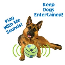 10cm wobble wag fnise bold interaktiv hund legetøj sjove lyde kæledyr hvalp tygge legetøj hund lege bold træning sport kæledyr legetøj