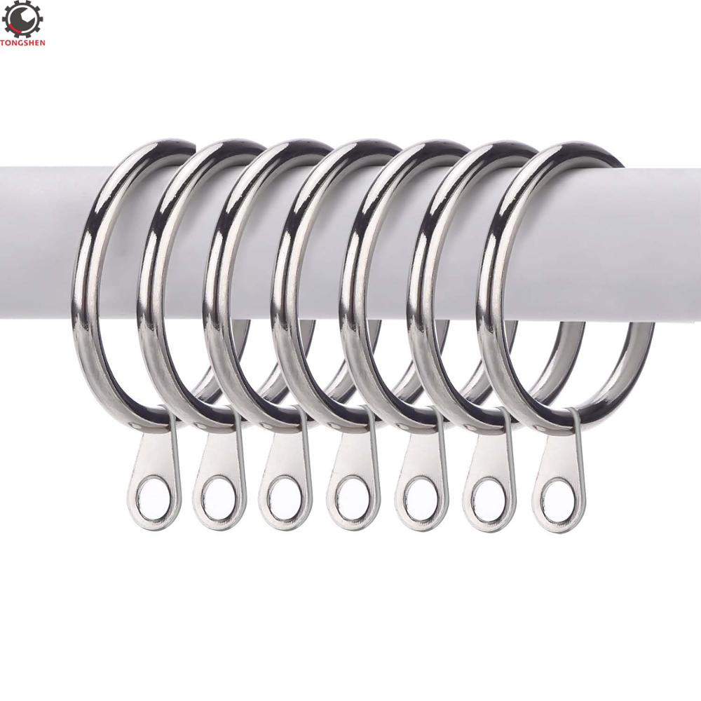 20 pakke metal gardin ringe hængende ringe til gardiner og stænger bade bruser gardin ringe kroge gardin tilbehør: 2