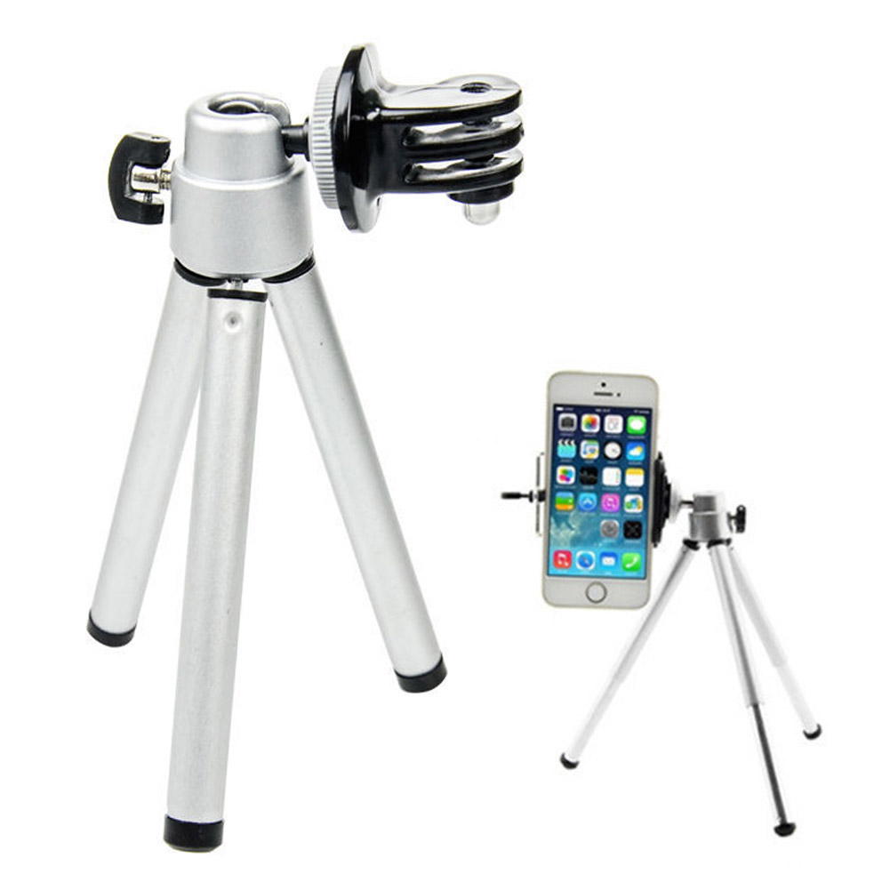 Mini Tripod Portable Folding Table Tripod Desktop Stand Aluminum Alloy Stabilizer Tripode for Cameras Smart Phones Universal