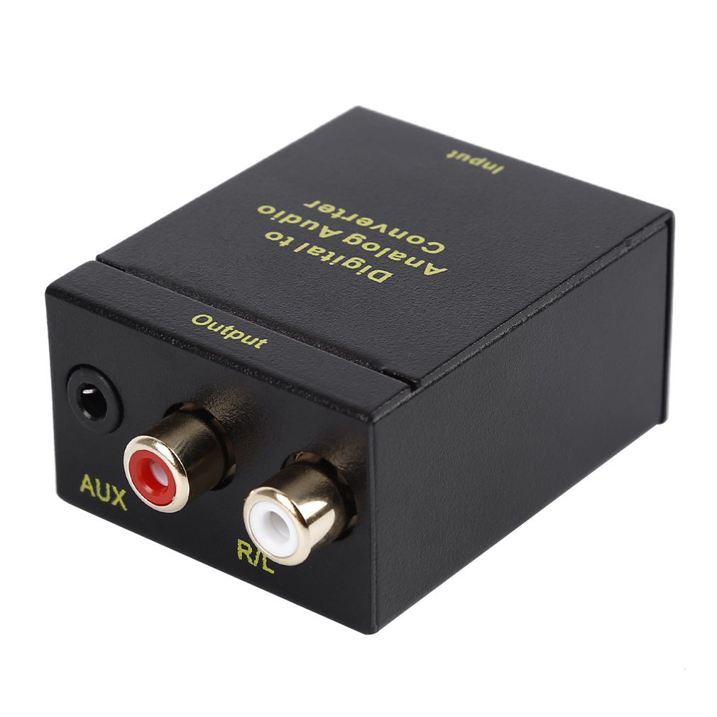 Tsing Digital SPDIF to Analog Stereo Audio L/R R/L Converter Adapter Exquisitely Durable Gorgeous