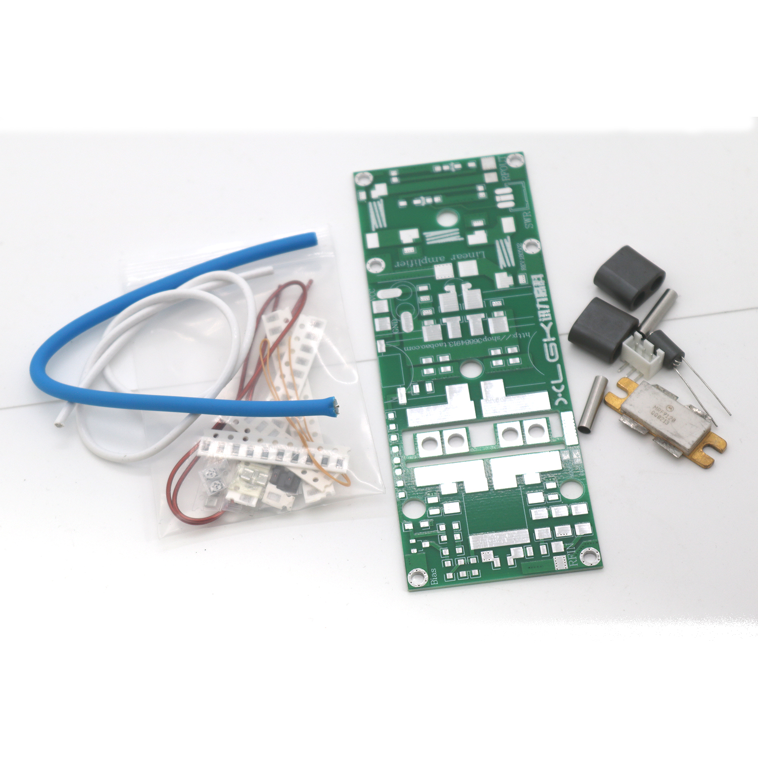 100W FM VHF RF Power amplifer Board 80 - 170mhz RF AMP kits mrf9120 tubo para transmisores FM de walkie - talkie de radio