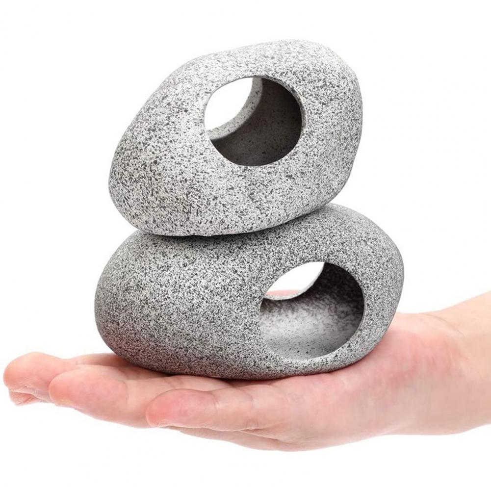 Rock Cave Harmless Hiding Stone House Delicate Aquarium Decoration Great Hiding Breeding Fish Rock House