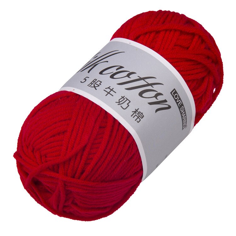 1Pcs 50G Melk Katoenen Garen Comfortabele Wol Gemengd Garen Kleding Naaien Garen Hand Breien Sjaal Hoed Garen Haak breien Garen: 10