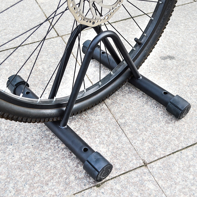 Bicycle Parking Rack Plug-In Display Rack MTB Mountain Road Bike Park Stand Support Side Kick Stand Foot Brace