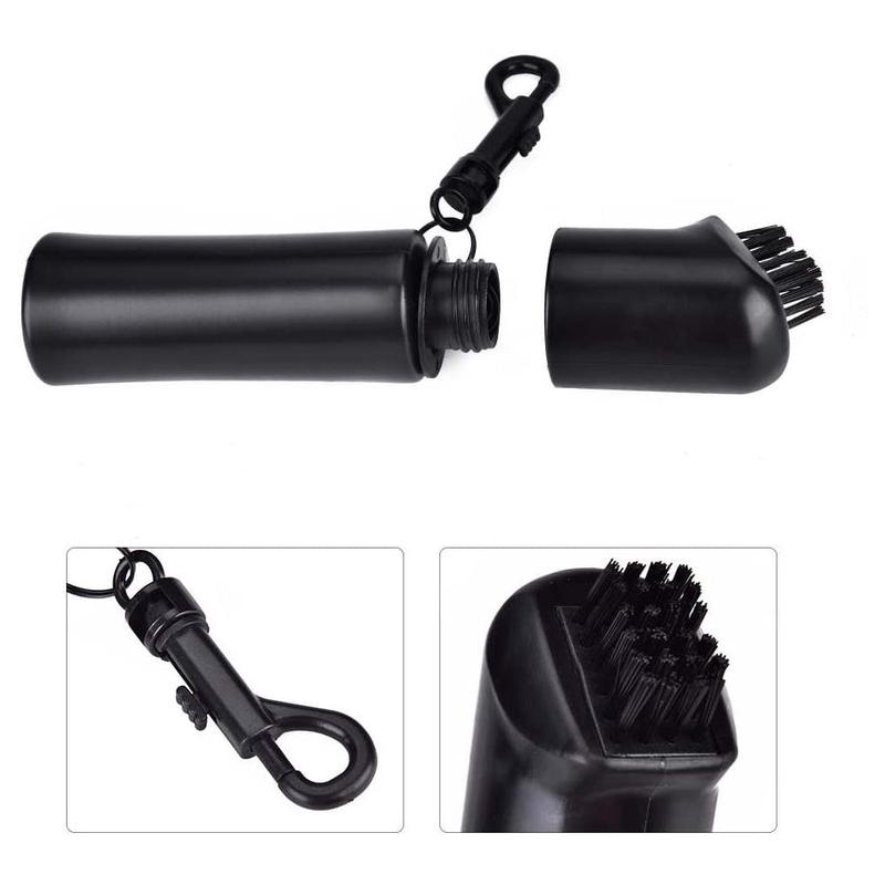 Golfrengöringsborste multifunktionell plast golfklubba vatten bärbara tillbehör golfborste borstverktyg spray compact cleani  f1 i 1
