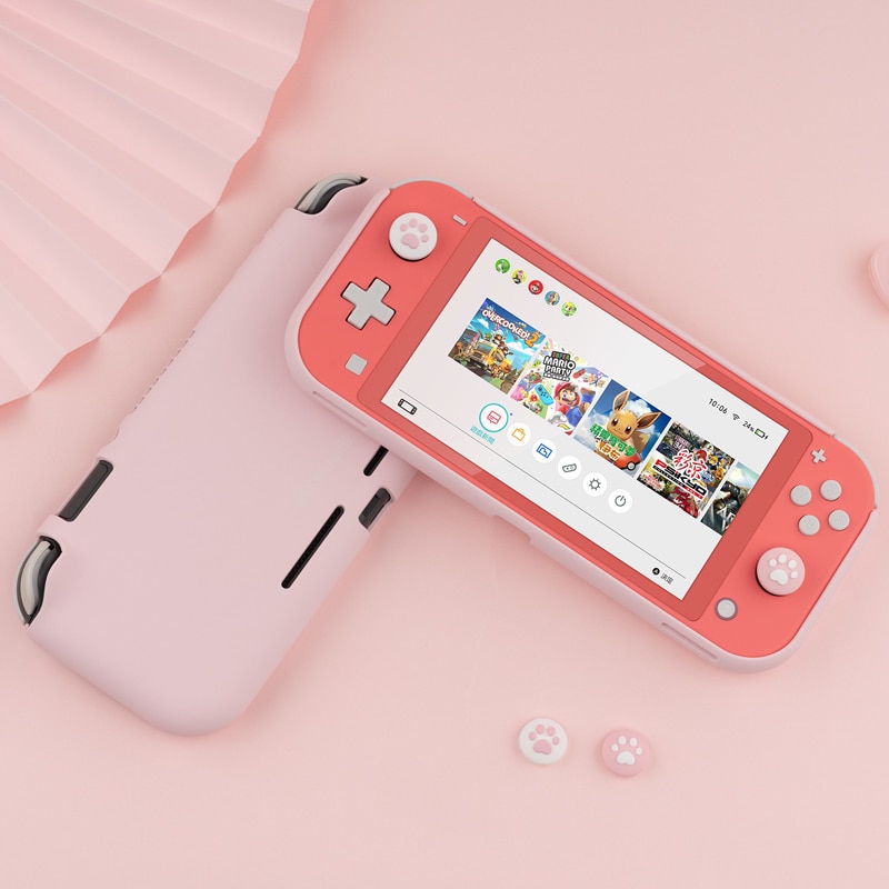 Vloeibare Siliconen Case Voor Nintendo Schakelaar Lite Kleur Roze Cover Shell Ns Mini Shell Box Voor Nintendo Schakelaar Lite Accessoires: Pink