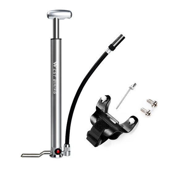 West biking sykkel pumpe ultralett sykkel luft inflator 160 psi høytrykk fot sykkel pumpe schrader presta sykkel dekk pumpe: Default Title