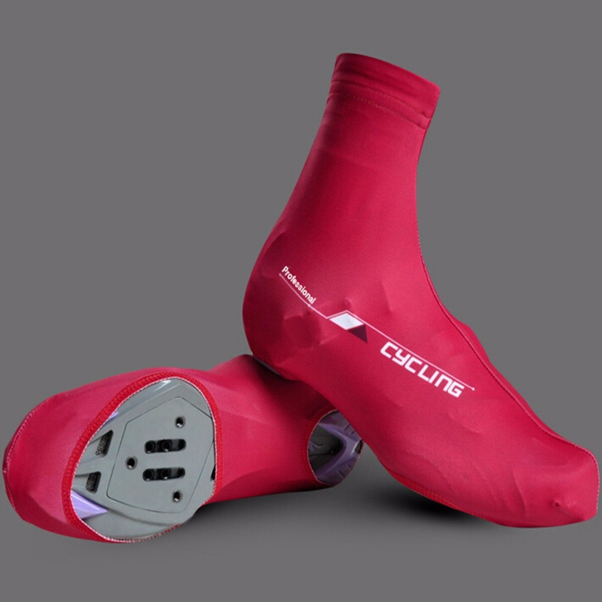 Winter Spandex Durable Absorption Breathable Cycling Shoes Covers Bicycle Bike Zippered Overshoes Equipment Man/Women