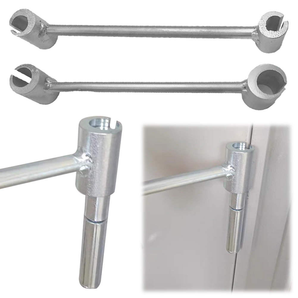 Charnières réglables pour boulons ronds, 14-18mm, 23-25mm